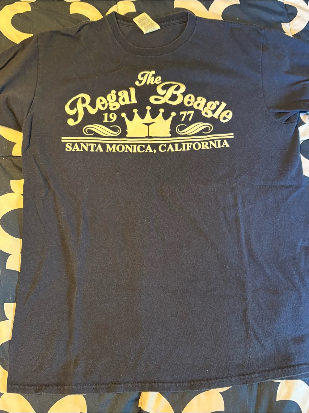 Santa Monica Graphic T-Shirt - Navy